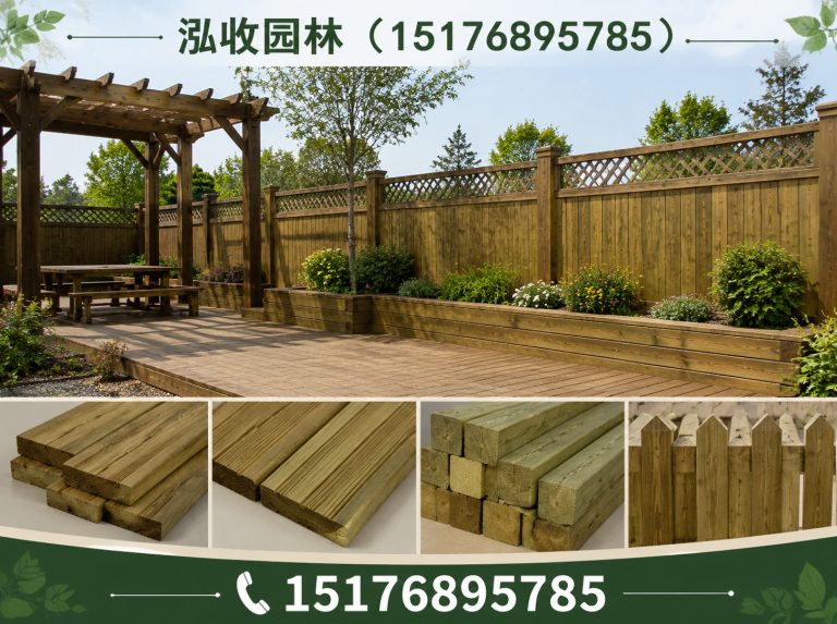 淮安京津冀防腐木工程展示图